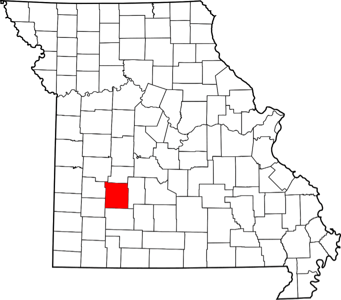 An image showing Polk County in Missouri