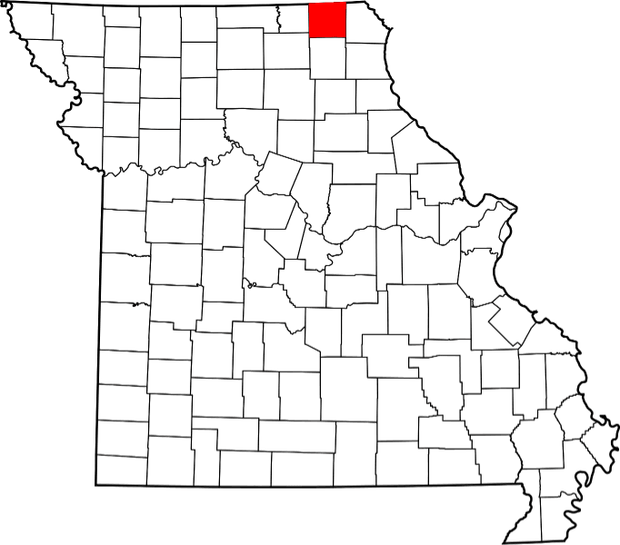 An image highlighting Scott County in Missouri