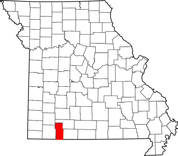 An image highlighting Sullivan County in Missouri
