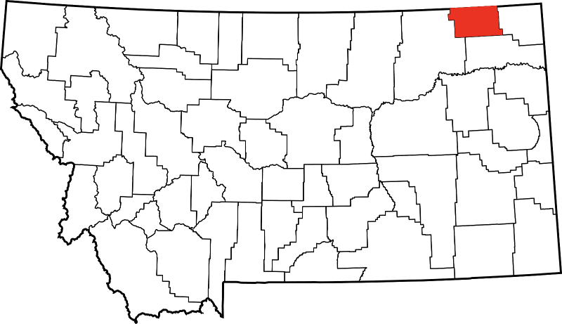 A picture displaying Daniels County in Montana