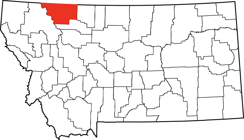 An image showing Glacier County in Montana