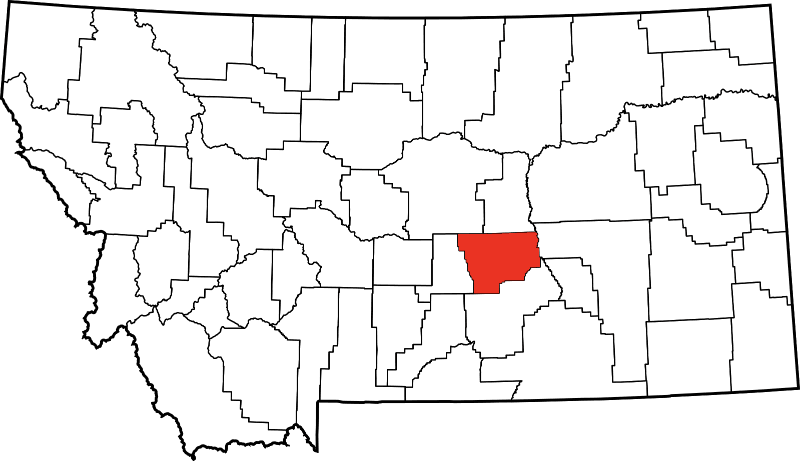 An illustration of Musselshell County in Montana