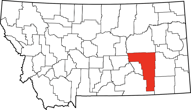 An image showing Rosebud County in Montana