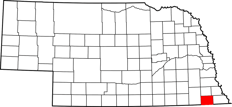 An illustration of Pawnee County in Nebraska