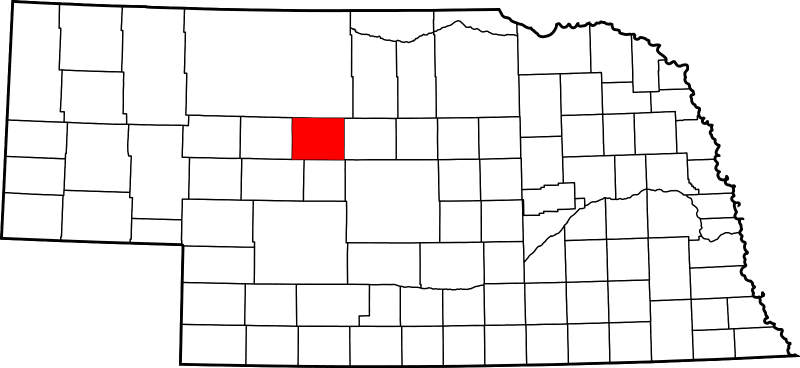 An illustration of Thomas County in Nebraska