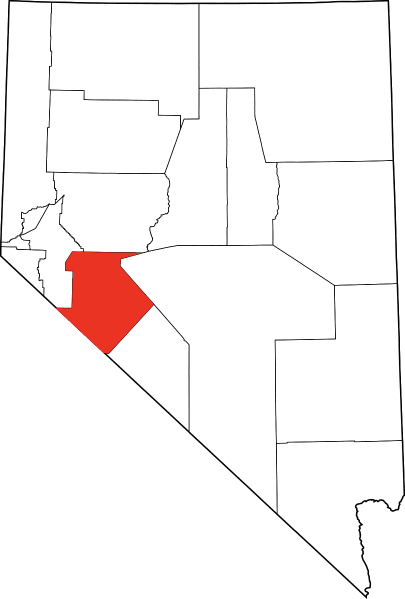 An image showing Nye County in Nevada