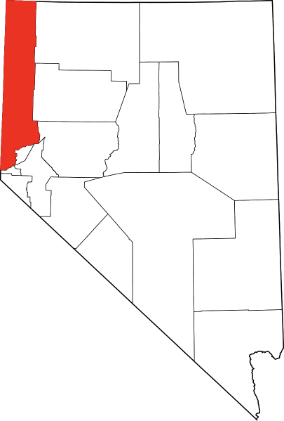An image highlighting White Pine County in Nevada