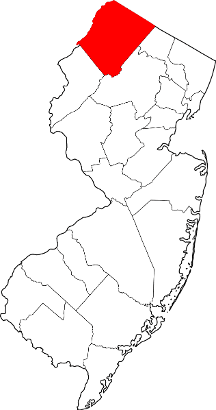 A picture displaying Sussex County in New Jersey