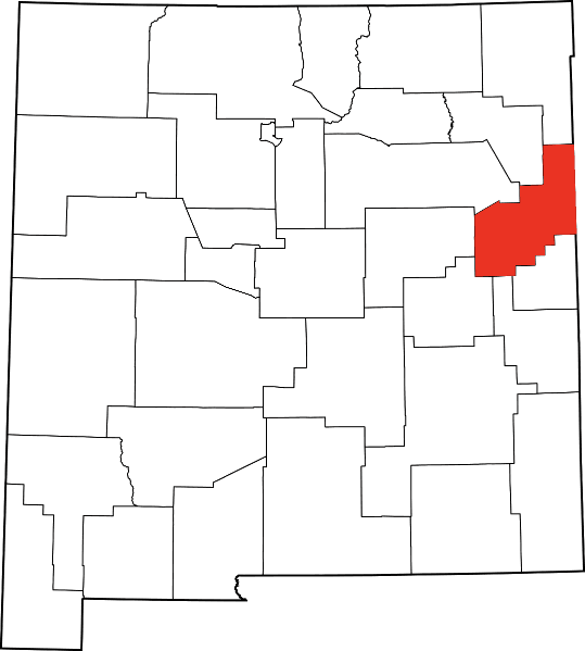 An image highlighting Rio Arriba County in New Mexico