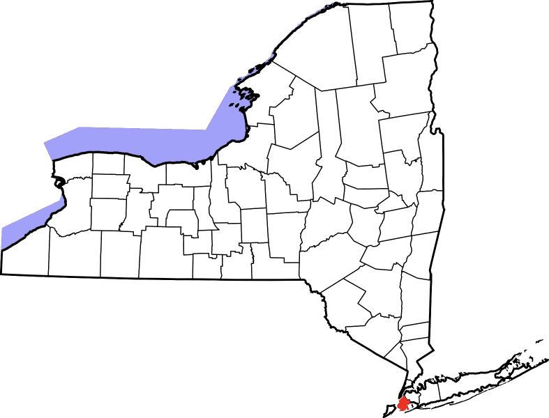 An illustration of Kings County in New York