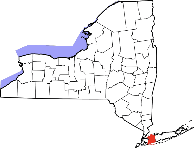 An illustration of Nassau County in New York