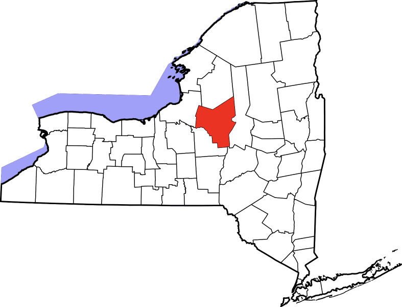A picture displaying Oneida County in New York