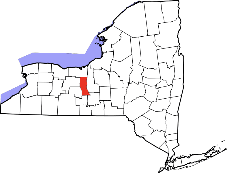A picture displaying Seneca County in New York