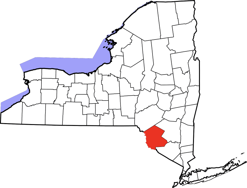 A picture displaying Sullivan County in New York
