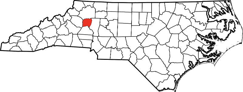 A picture displaying Alexander County in North Carolina