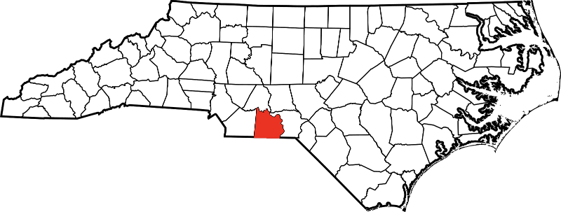 An illustration of Anson County in North Carolina