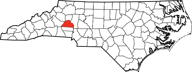 An image showing Catawba County in North Carolina