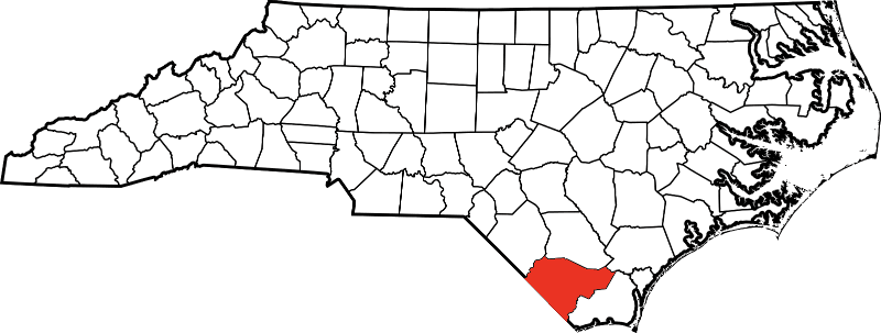 An image showcasing Columbus County in North Carolina