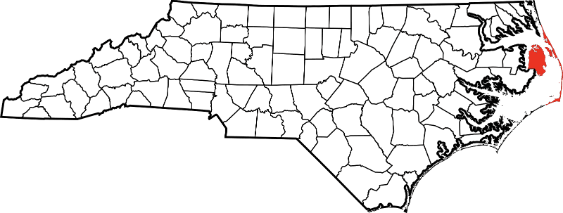 An image showcasing Dare County in North Carolina