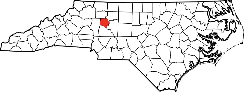 A picture displaying Davie County in North Carolina