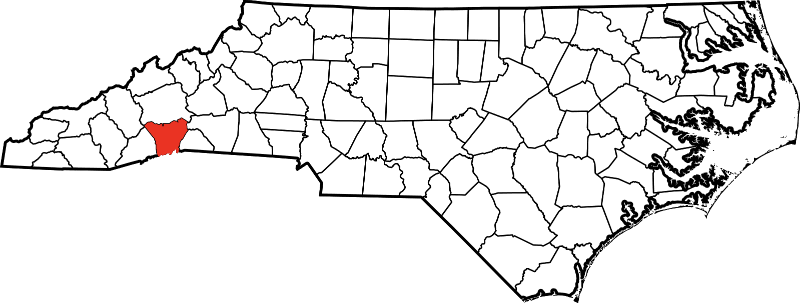 An illustration of Henderson County in North Carolina