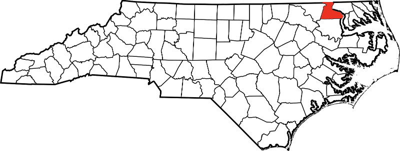 A picture displaying Hertford County in North Carolina