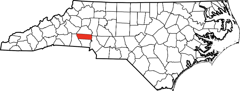 An illustration of Lincoln County in North Carolina