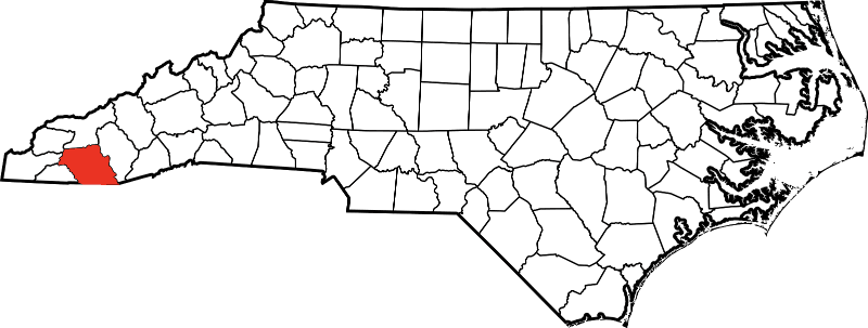 An illustration of Macon County in North Carolina