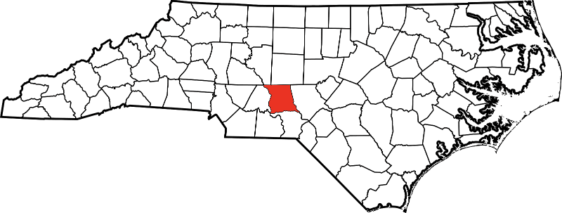 An illustration of Montgomery County in North Carolina