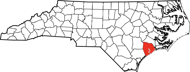 An illustration of Onslow County in North Carolina