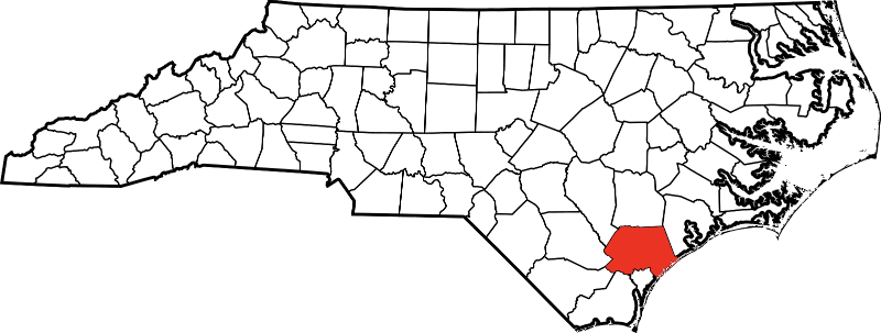 A picture displaying Pender County in North Carolina