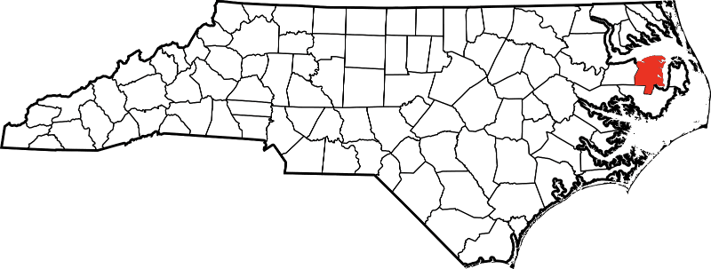 A picture displaying Tyrrell County in North Carolina