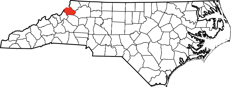 A picture displaying Watauga County in North Carolina