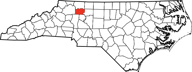 A picture displaying Yadkin County in North Carolina