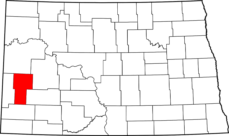 An illustration of Billings County in North Dakota