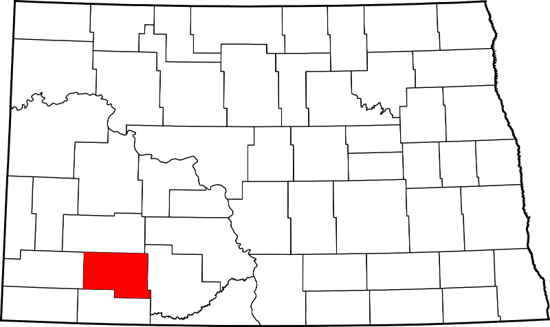 An image showing Hettinger County in North Dakota