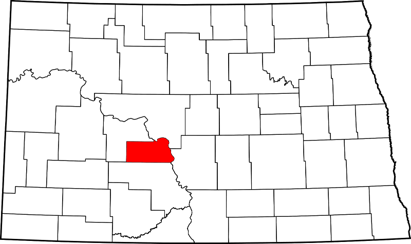 A picture displaying Oliver County in North Dakota