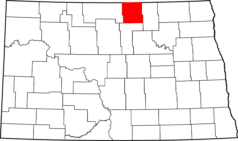 A picture displaying Rolette County in North Dakota