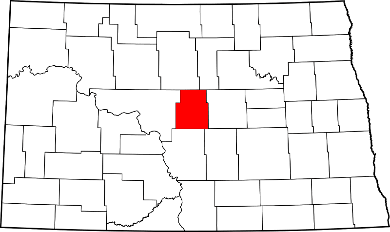 An illustration of Sheridan County in North Dakota