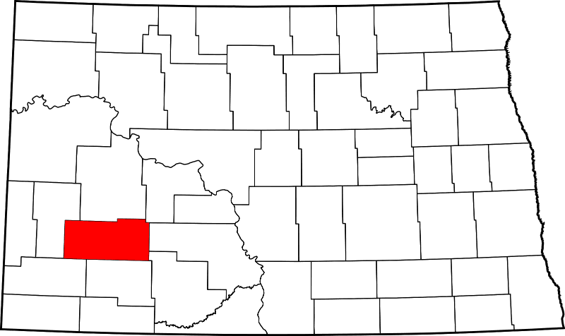 An illustration of Stark County in North Dakota
