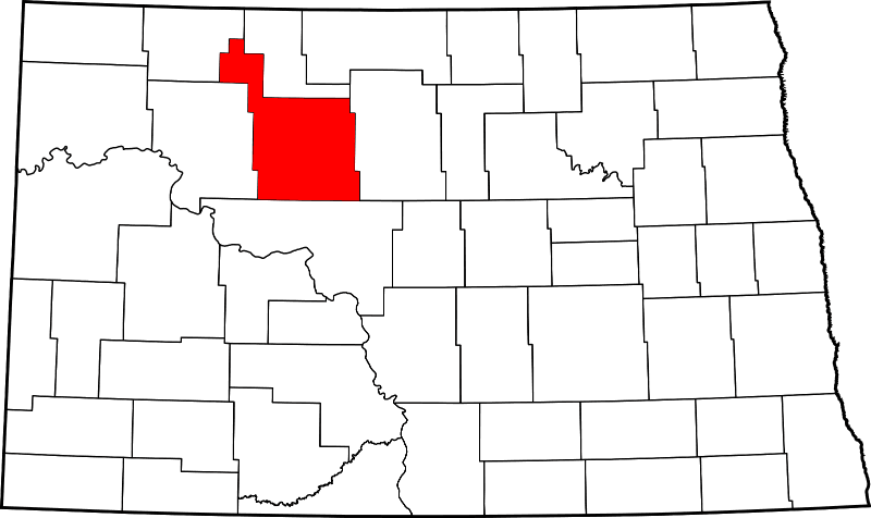 A photo of Ward County in North Dakota