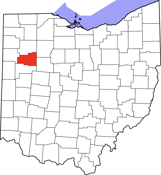 An image showing Allen County in Ohio