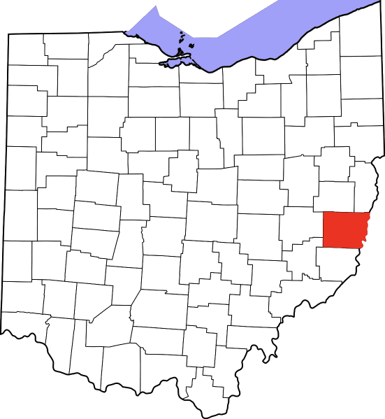 A picture displaying Belmont County in Ohio