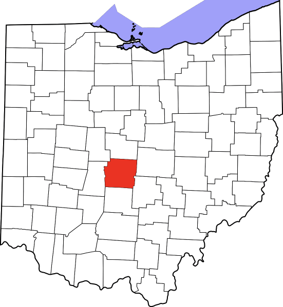 An illustration of Franklin County in Ohio