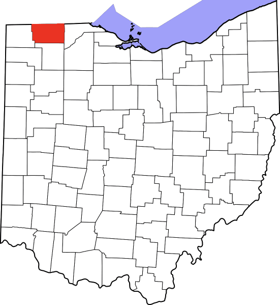 An illustration of Fulton County in Ohio