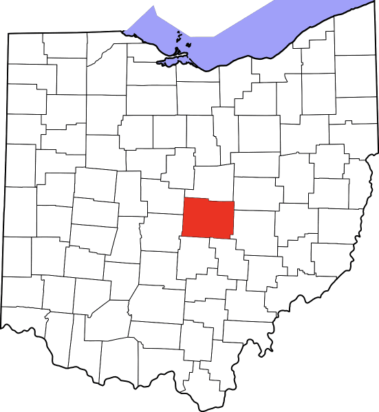 A picture displaying Licking County in Ohio