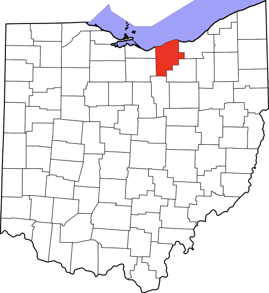 An image showing Lorain County in Ohio