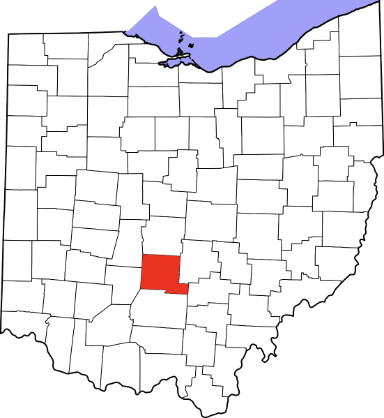 An illustration of Pickaway County in Ohio