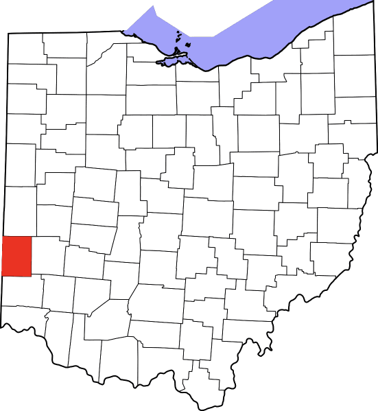 A picture displaying Preble County in Ohio