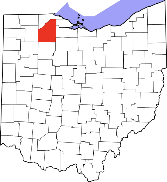 A picture displaying Wood County in Ohio